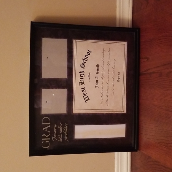 Hobby Lobby Accents Graduation Diploma Collage Frame 6x18 Poshmark